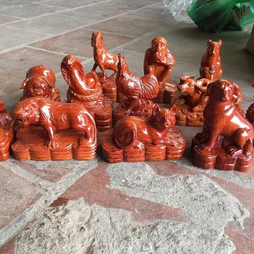 Tượng 12 Con Giáp Gỗ Hương Shop Gỗ Hương